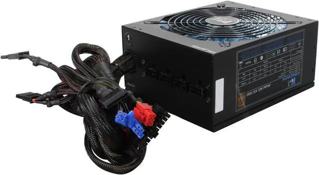 Alt view image 4 of 7 - KINGWIN KX-1000 1000 W ATX 12V v2.2, EPS 12V v2.91, and SSI EPS 12V v2.92 SLI Ready CrossFire Ready 80 PLUS BRONZE Certified Modular Active PFC Power Supply