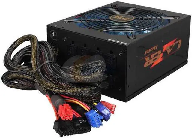 Alt view image 4 of 7 - KINGWIN Lazer Gold Series LZG-1300 1300 W SSI EPS 12V v2.92 Yes Yes 80 PLUS GOLD Certified Modular Active PFC Power Supply