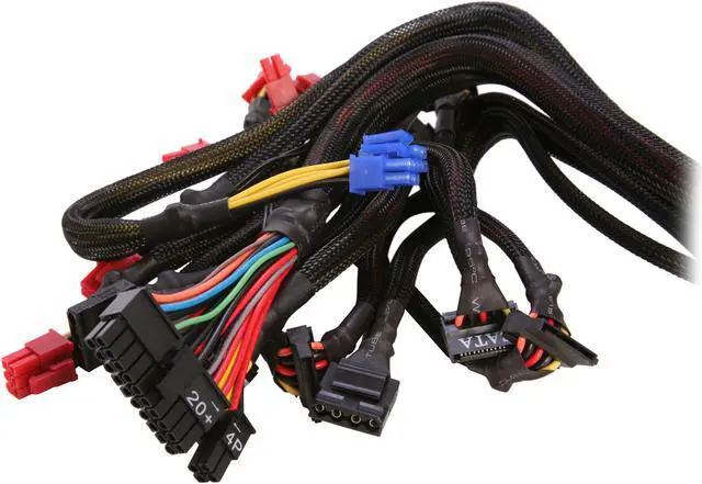 Alt view image 6 of 7 - KINGWIN Absolute Platinum Series AP-550 550 W ATX 12V v2.2, EPS 12V v2.91 and SSI EPS 12V v2.92 SLI Ready CrossFire Ready 80 PLUS PLATINUM Certified Active PFC Power Supply