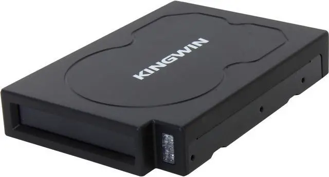 Main image of KINGWIN HDCV-3 3.5" Black SATA 2.5" to 3.5" SATA HDD Converter Box for Internal Use