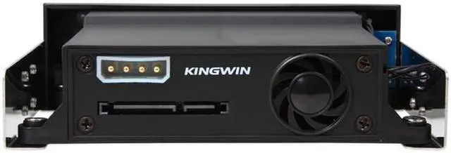 Alt view image 4 of 5 - KINGWIN KF-255-BK Stainless steel & ABS plastic 2.5" & 3.5" Black SATA Internal Tray-Less Hot Swap Rack for SATA HDD