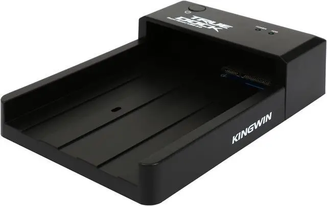 Main image of KINGWIN TD-2535U3 2.5" & 3.5" Black 2.5”/3.5” SATA I/II/III Hard Disk Drive (HDD) or Solid-State Drive (SSD) USB 3.0, Backwards Compatible USB 2.0 2.5" /3.5" Lay-Flat SATA HDD & SSD Station w/ USB3.0