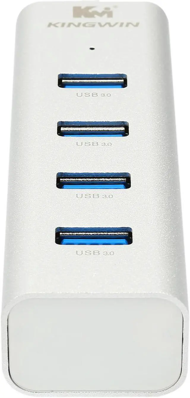 Alt view image 3 of 5 - Kingwin KWZ-400 Aluminum 4-Port USB 3.0 Hub