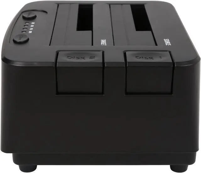 Alt view image 5 of 7 - KINGWIN PD-2537U3 Aluminum / Plastic 2.5" & 3.5" Black SATA USB 3.0 Dual-Bay 2.5”/3.5” SATA Hard Drive (HDD) & Solid State Drive (SSD) Docking Station