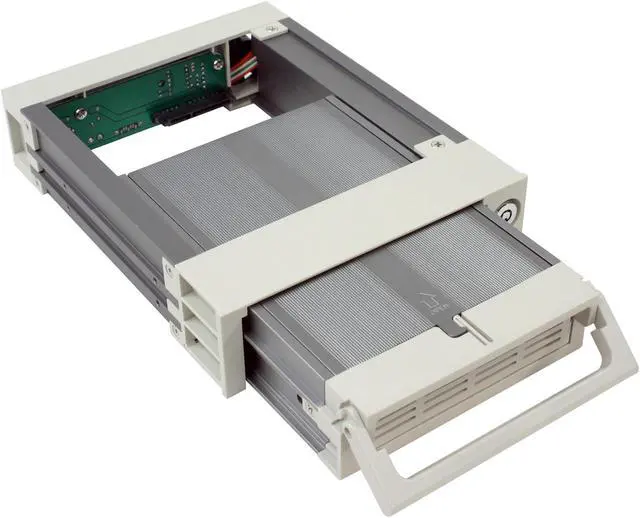 Alt view image 3 of 4 - KINGWIN KF-91 SATA Beige Aluminum Mobile Rack