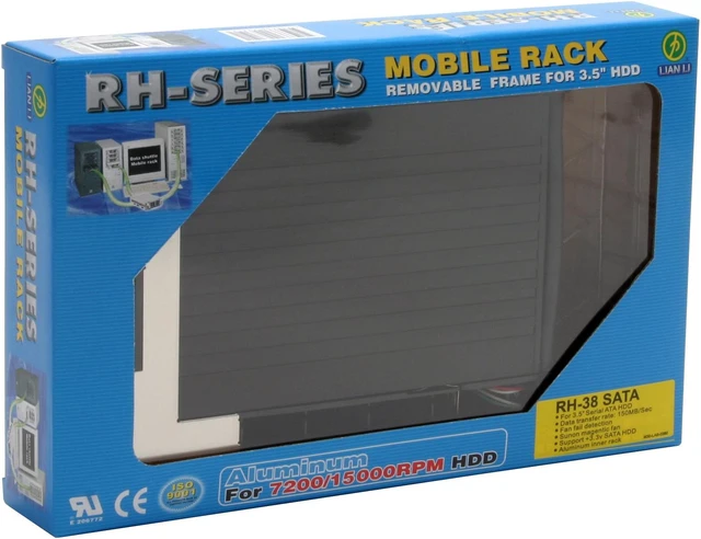 R38b Rack Lian Li RH-38 SATA BLACK Aluminum Mobile Rack - Newegg.com