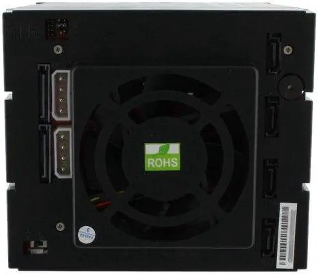 Alt view image 4 of 9 - iStarUSA BPU-340SATA-BPL 3 x 5.25" to 4 x 3.5" 2.5" SAS SATA 6 Gbps HDD SSD Hot-swap Rack - OEM