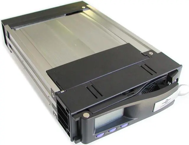Main image of VANTEC MRK-102FD-BK EZ Swap Removeable Hard drive rack with LCD display