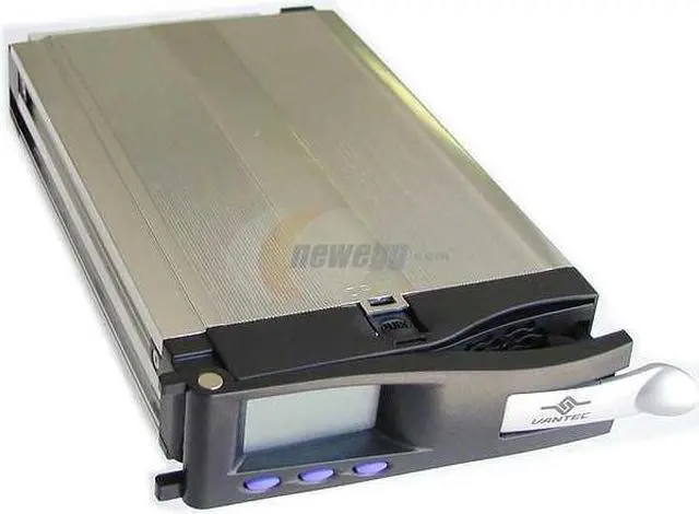 Alt view image 3 of 7 - VANTEC MRK-102FD-BK EZ Swap Removeable Hard drive rack with LCD display