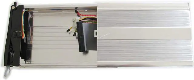 Alt view image 5 of 7 - VANTEC MRK-102FD-BK EZ Swap Removeable Hard drive rack with LCD display