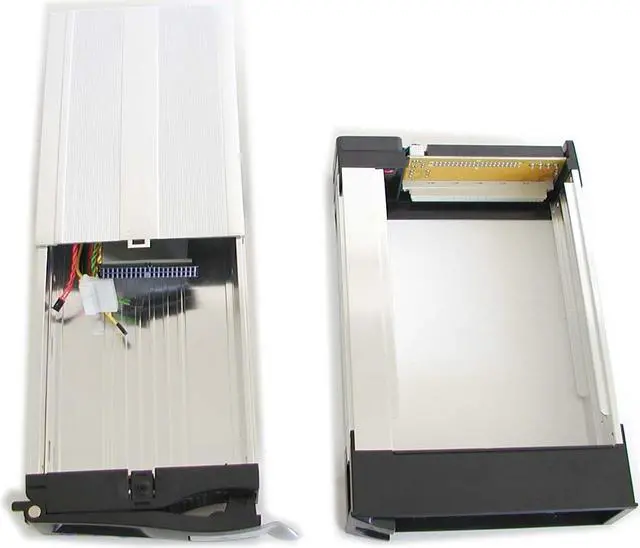 Alt view image 6 of 7 - VANTEC MRK-102FD-BK EZ Swap Removeable Hard drive rack with LCD display