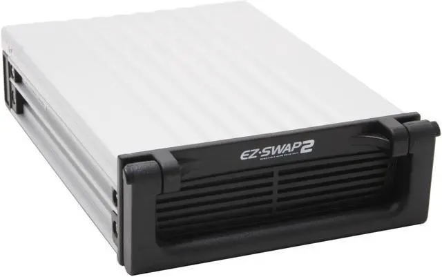 Main image of Vantec EZ Swap 2  Internal Cartridge for 3.5" Aluminum Removable SATA Hard Drive Mobile Rack with Key and Fan - Model MRK-300ST-BK*C