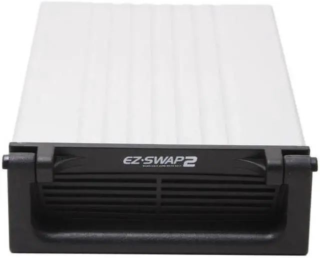 Alt view image 2 of 4 - Vantec EZ Swap 2  Internal Cartridge for 3.5" Aluminum Removable SATA Hard Drive Mobile Rack with Key and Fan - Model MRK-300ST-BK*C