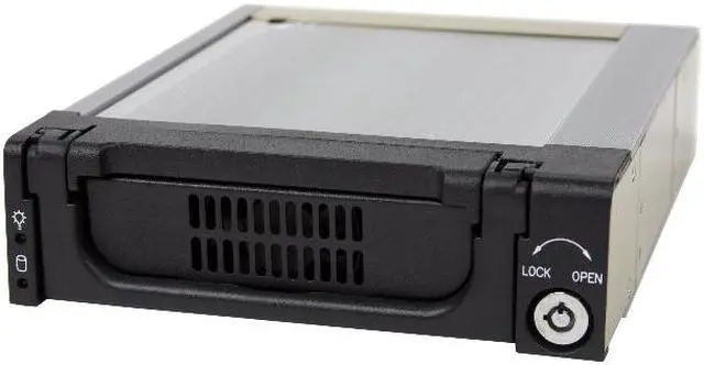 Main image of Athena Power MR-135B Black Aluminum SATA Mobile Hard Drive Rack