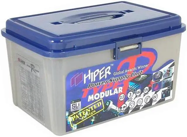 Alt view image 7 of 19 - HIPER HPU-4B580-MS 580 W ATX12V v2.2 SLI Certified CrossFire Ready Modular Power Supply