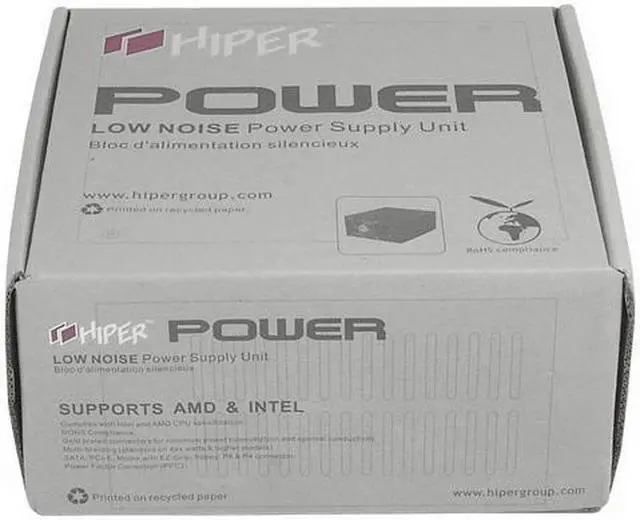 Alt view image 6 of 16 - HIPER Type M HPU-4M730-SS 730W Continuous @ 40°C
(Maximum Continuous Peak: 780W) ATX12V V2.2 & EPS12V V2.91 SLI Certified CrossFire Ready Active PFC Power Supply