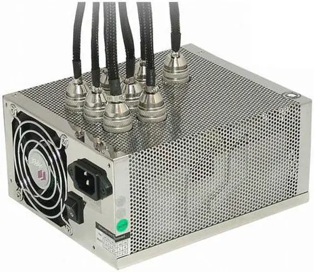 Alt view image 3 of 14 - HIPER HPU-4S730-MS 730 W ATX12V v2.2 SLI Certified CrossFire Ready Modular Active PFC Power Supply
