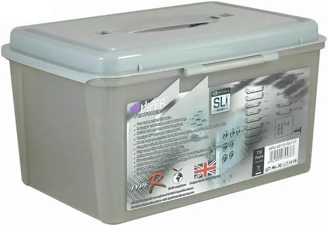 Alt view image 14 of 14 - HIPER HPU-4S730-MS 730 W ATX12V v2.2 SLI Certified CrossFire Ready Modular Active PFC Power Supply