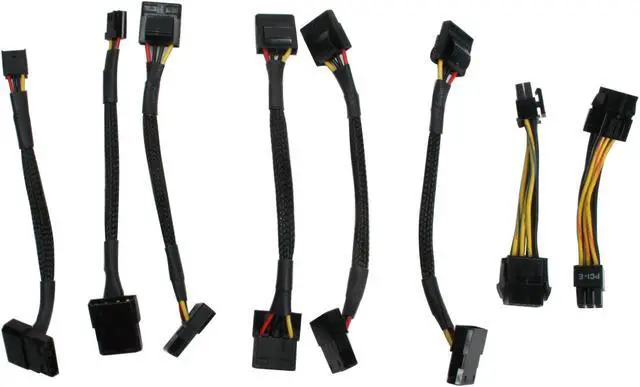 Alt view image 12 of 14 - HIPER Type R II HPU-5B880 880W Continuous @ 40°C
(Maximum Continuous Peak: 1040W) ATX12V V2.2 & EPS12V V2.91 SLI Certified CrossFire Ready  Active PFC Power Supply