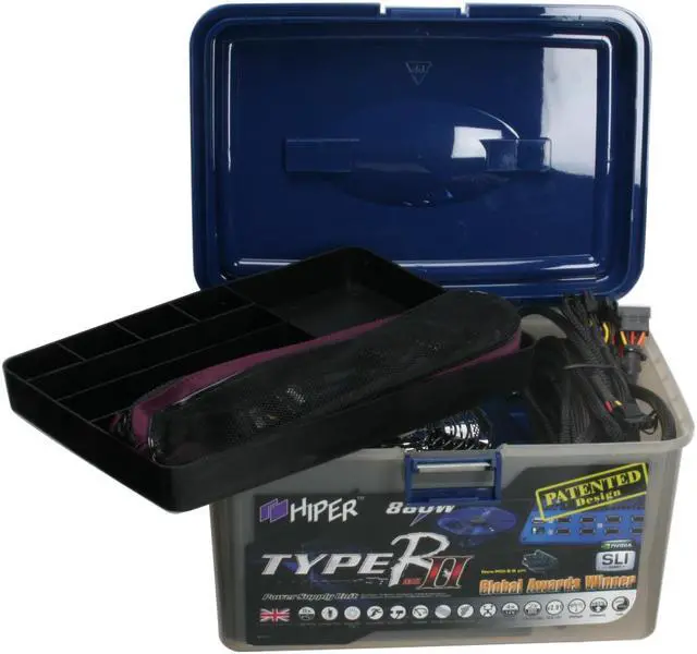 Alt view image 9 of 14 - HIPER Type R II HPU-5B880 880W Continuous @ 40°C
(Maximum Continuous Peak: 1040W) ATX12V V2.2 & EPS12V V2.91 SLI Certified CrossFire Ready  Active PFC Power Supply