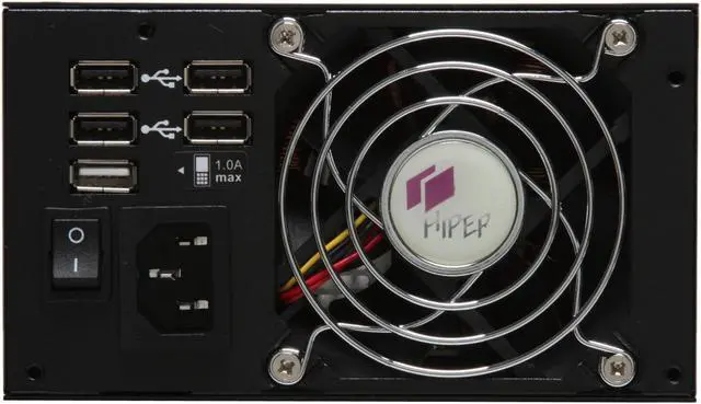 Alt view image 2 of 9 - HIPER Type M II HPU-5M730 730W Continuous @ 40°C
(Maximum Continuous Peak: 930W) ATX12V V2.2 & EPS12V V2.91 SLI Certified CrossFire Ready  Active PFC Power Supply
