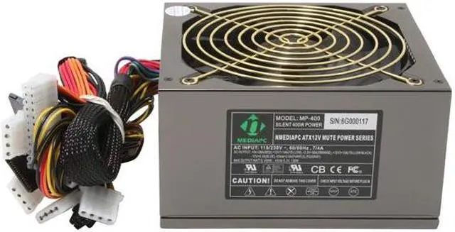 Alt view image 3 of 9 - nMEDIAPC Mute Power MP-500 500 W ATX12V Power Supply