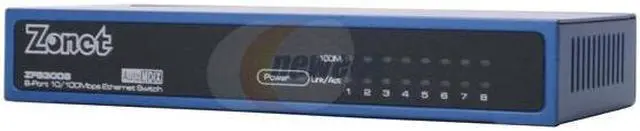 Alt view image 2 of 6 - Zonet ZFS3008 Ethernet Switch