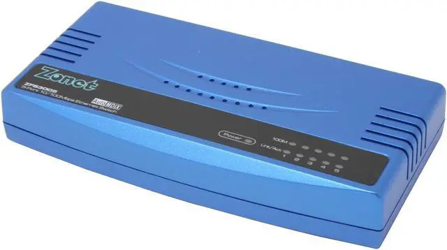 Alt view image 2 of 5 - Zonet ZFS3005P Ethernet Switch