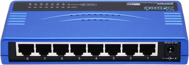 Main image of Zonet ZFS3008P Ethernet Switch w/Auto-MDIX / Plastic Version