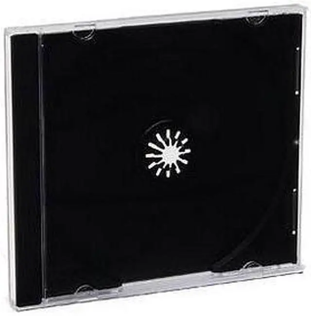 Main image of Verbatim 94867 CD/DVD Jewel Storage Cases-Black Tray 200pk