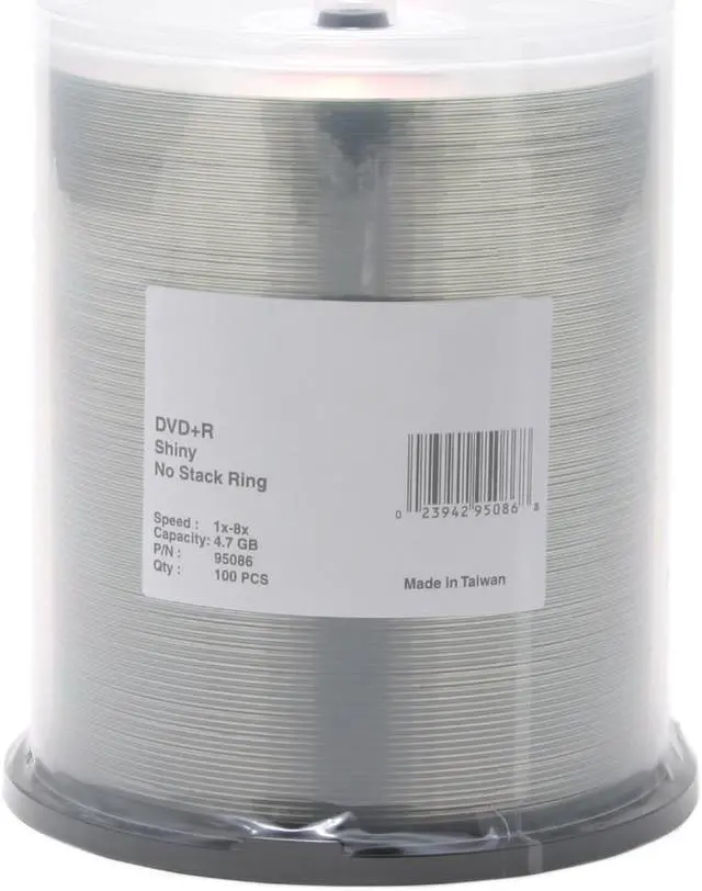 Main image of GENERIC 4.7GB 8X DVD+R 100 Packs Spindle Disc Model 95086 - OEM