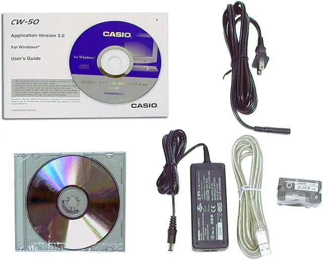 Alt view image 3 of 4 - CASIO CW-50 Disc Title Printer