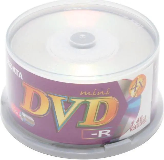 Main image of RiDATA 1.46GB 4X DVD-R 25 Packs Spindle Mini Disc Model DRD-144-RDCB25