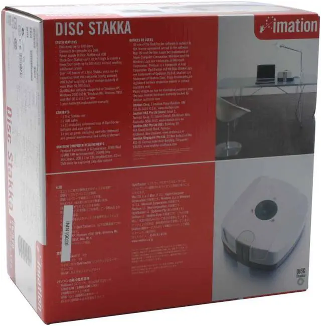 Alt view image 6 of 6 - imation Disc Stakka CD/DVD Manager Model#19030