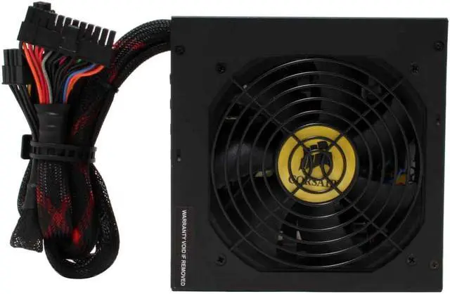 Alt view image 4 of 11 - CORSAIR HX Series CMPSU-520HX 520 W ATX12V v2.2 and EPS12V 2.91 SLI Certified CrossFire Ready 80 PLUS Certified Modular Active PFC Compatible with Core i7 Power Supply