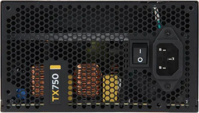Alt view image 2 of 7 - CORSAIR TX Series CMPSU-750TX 750 W ATX12V v2.3 SLI Ready CrossFire Ready 80 PLUS BRONZE Certified Active PFC Compatible with New 4th Gen CPU Certified Haswell Ready