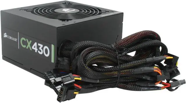 Alt view image 4 of 7 - CORSAIR Builder Series CX430 CMPSU-430CX 430W ATX12V Active PFC Power Supply