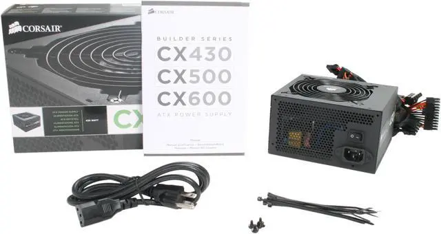 Alt view image 7 of 7 - CORSAIR Builder Series CX430 CMPSU-430CX 430W ATX12V Active PFC Power Supply