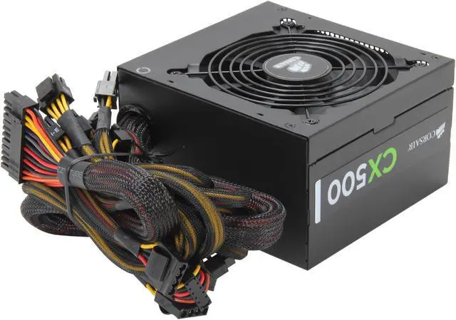 Alt view image 5 of 7 - CORSAIR CX Series CX500 500W 80 PLUS BRONZE Active PFC ATX12V & EPS12V Power Supply