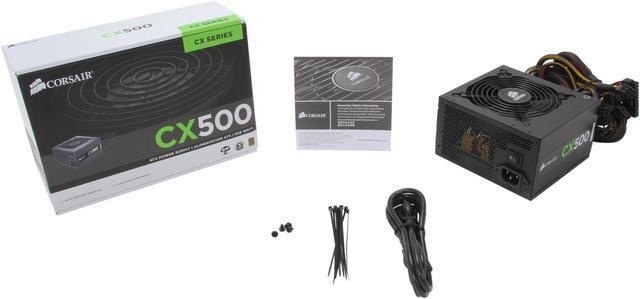 Alt view image 8 of 7 - CORSAIR CX Series CX500 500W 80 PLUS BRONZE Active PFC ATX12V & EPS12V Power Supply