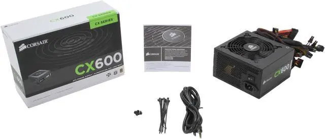 Alt view image 8 of 7 - CORSAIR CX Series CX600 600W 80 PLUS BRONZE Active PFC ATX12V & EPS12V Power Supply
