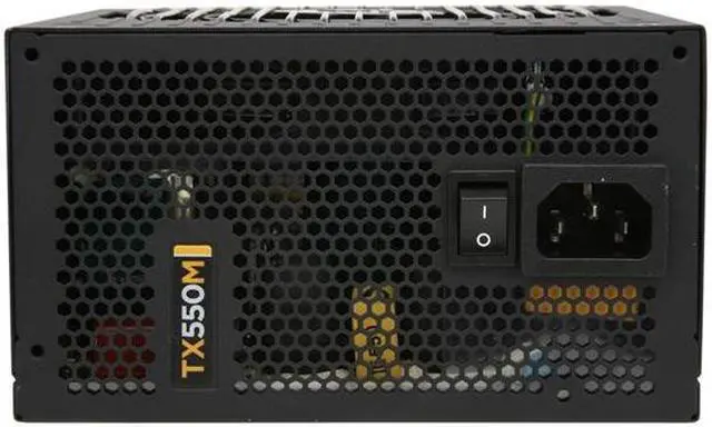 Alt view image 2 of 7 - CORSAIR Enthusiast Series TX550M 550 W ATX12V v2.31 / EPS12V v2.92 80 PLUS BRONZE Certified Semi Modular High Performance Power Supply