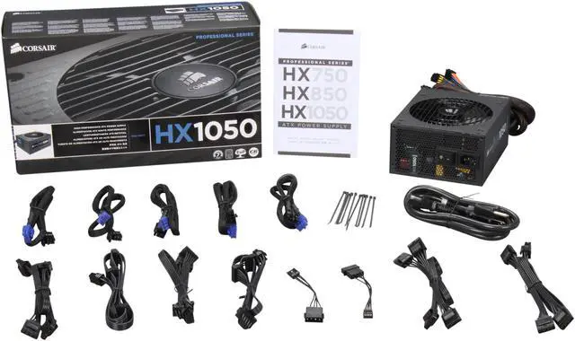 Alt view image 7 of 7 - CORSAIR HX Series HX1050 1050 W ATX12V / EPS12V SLI Ready CrossFire Ready 80 PLUS GOLD Certified Modular Active PFC Power Supply New 4th Gen CPU Certified Haswell Ready