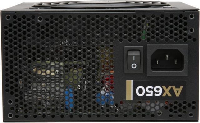 CORSAIR Professional Series Gold AX650 650 W ATX12V v2.31 EPSV12 v2.92 80 PLUS GOLD Certified Full Modular Active PFC High Performance Power Supplies Newegg.com