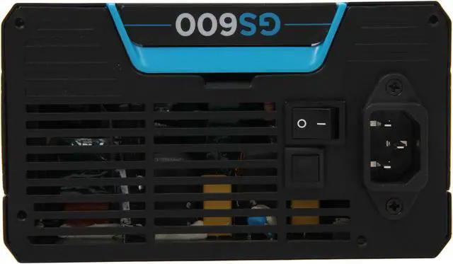Alt view image 2 of 7 - CORSAIR Gaming Series GS600 600 W ATX 12V v2.3 SLI Ready CrossFire Ready 80 PLUS BRONZE Certified Active PFC Power Supply