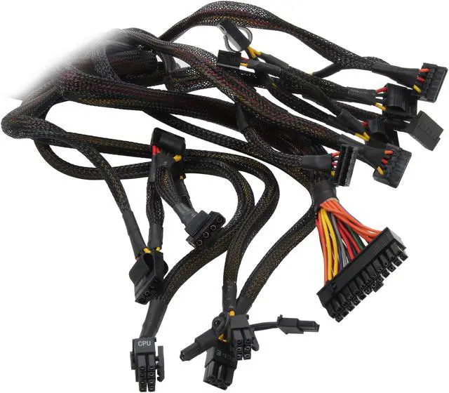 Alt view image 6 of 7 - CORSAIR Gaming Series GS600 600 W ATX 12V v2.3 SLI Ready CrossFire Ready 80 PLUS BRONZE Certified Active PFC Power Supply