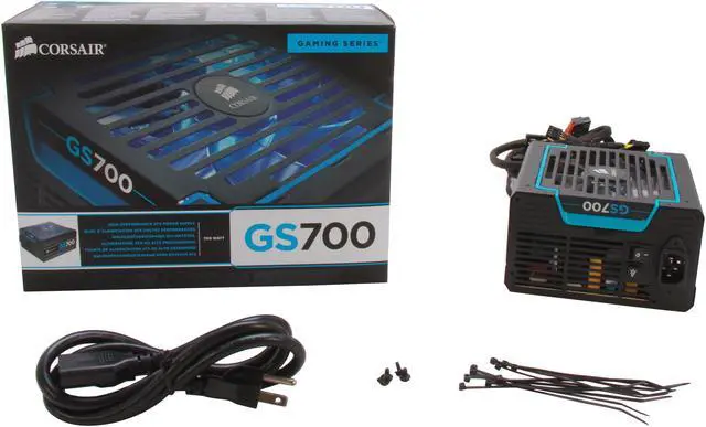 Alt view image 9 of 9 - CORSAIR Gaming Series GS700 700 W ATX 12V v2.3 SLI Ready CrossFire Ready 80 PLUS BRONZE Certified Active PFC Power Supply