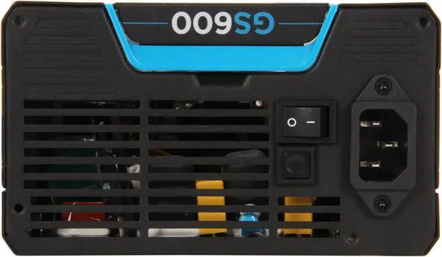 Alt view image 2 of 7 - CORSAIR GS series GS600 600 W ATX12V v2.3 SLI Ready CrossFire Ready 80 PLUS BRONZE Certified Active PFC Power Supply New 4th Gen CPU Certified Haswell Ready