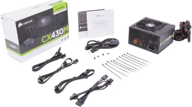 Alt view image 7 of 7 - CORSAIR CX-M series CX430M 430W 80 PLUS BRONZE Active PFC ATX12V & EPS12V Modular Power Supply