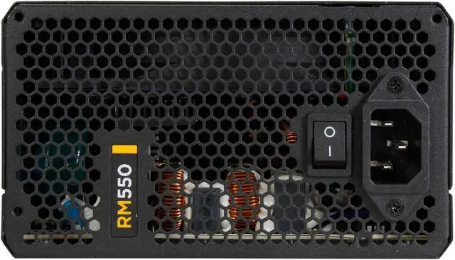 Alt view image 2 of 7 - CORSAIR RM Series RM550 550 W ATX12V v2.31 and EPS 2.92 80 PLUS GOLD Certified Full Modular Active PFC Power Supply